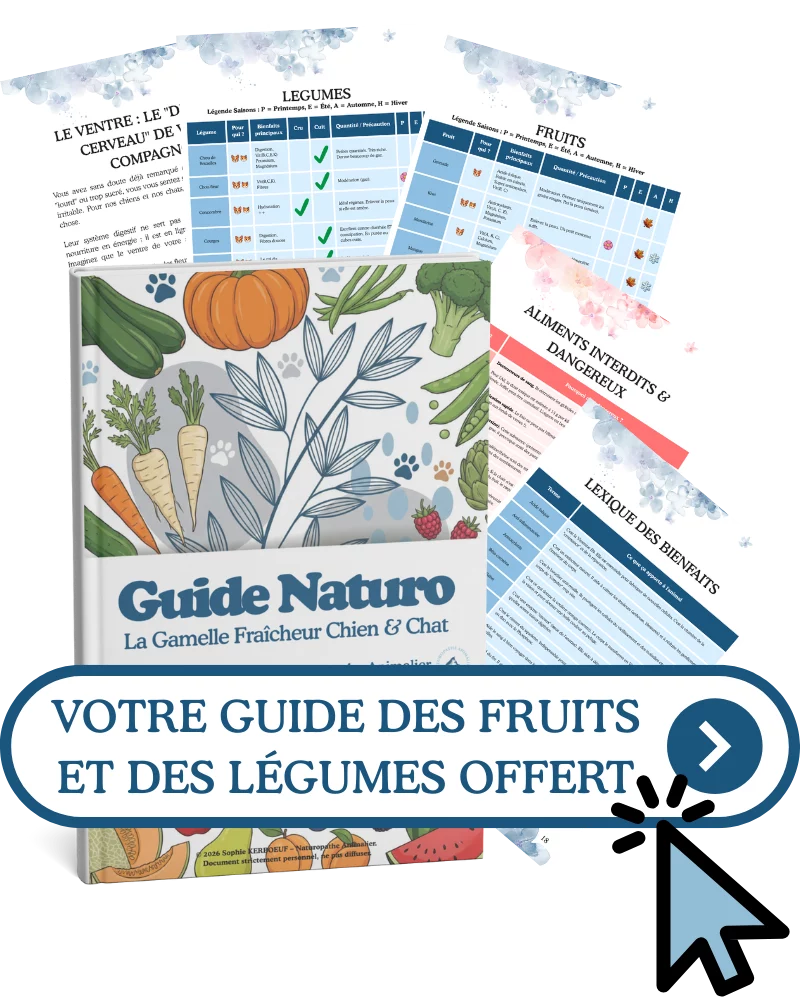 image article - fruits et légumes dans la gamelle - guide des fruits et légumes pour chien et chat