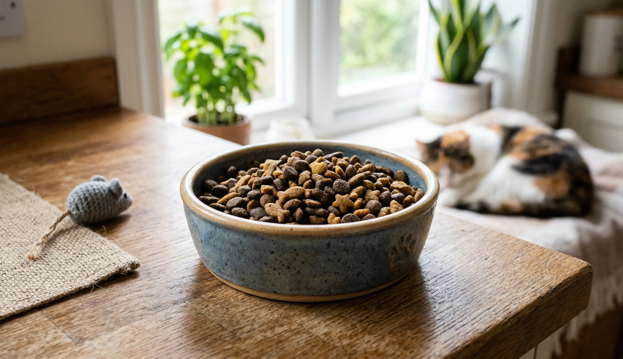 Tartre chez le chat – alimentation riche en glucides