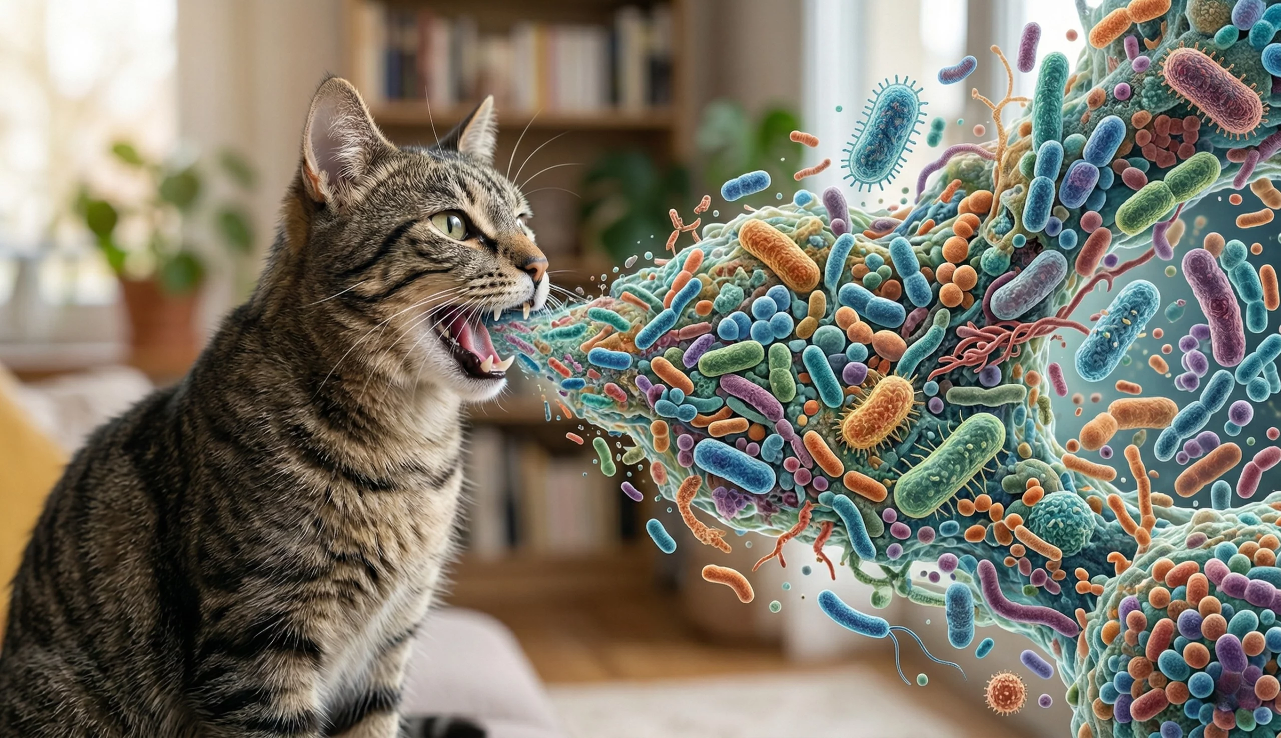 Tartre chez le chat – microbiote buccal fragilisé