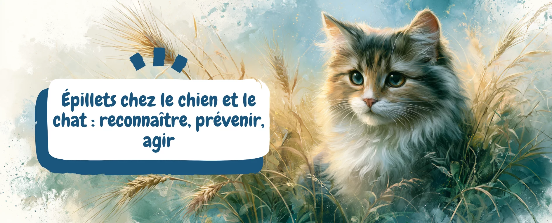 Épillets chez le chien et le chat reconnaître, prévenir, agir - bannière article